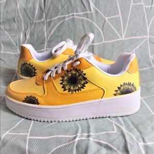 Custom Sunflower Sneakers
